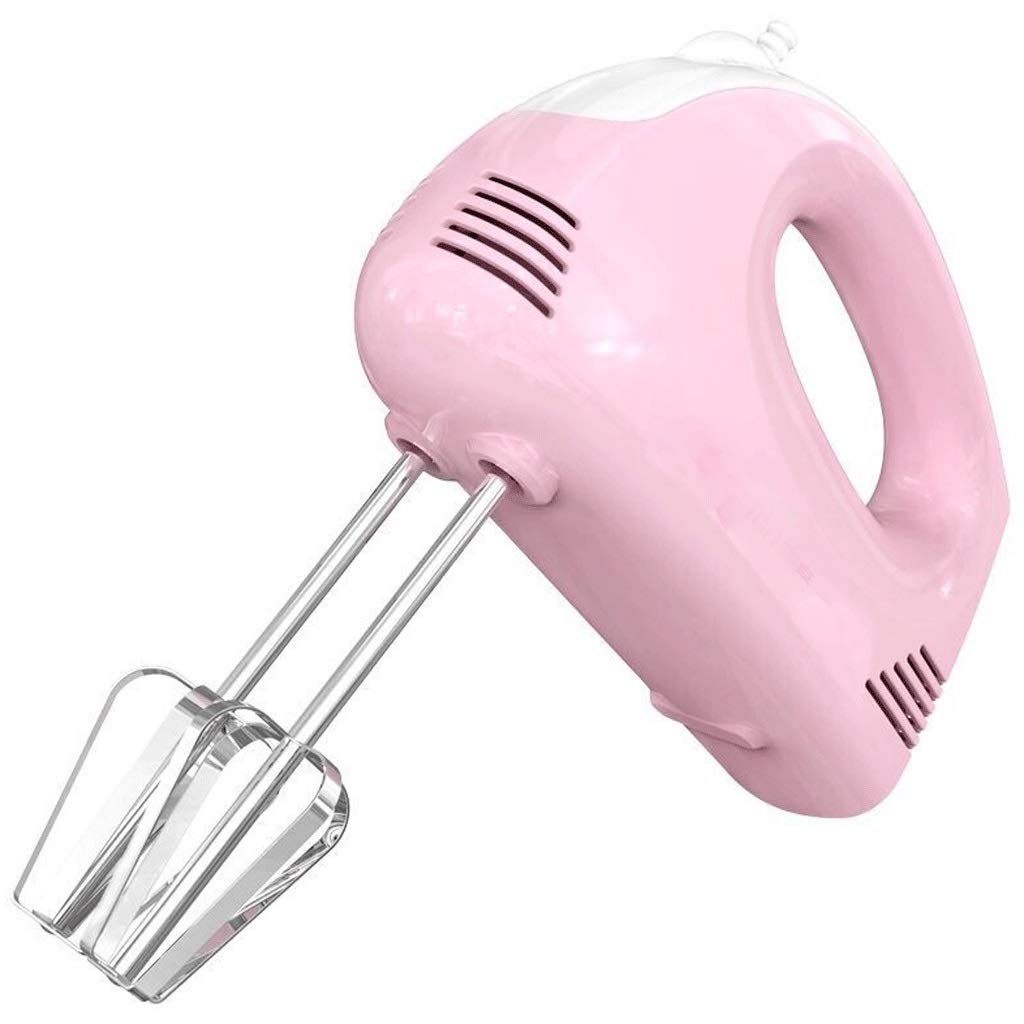 Efkerggjgtgtgjhpwelp Egg Beater Fashion Design 120W Pink Blender 5-Speed Adjustable Household Blender