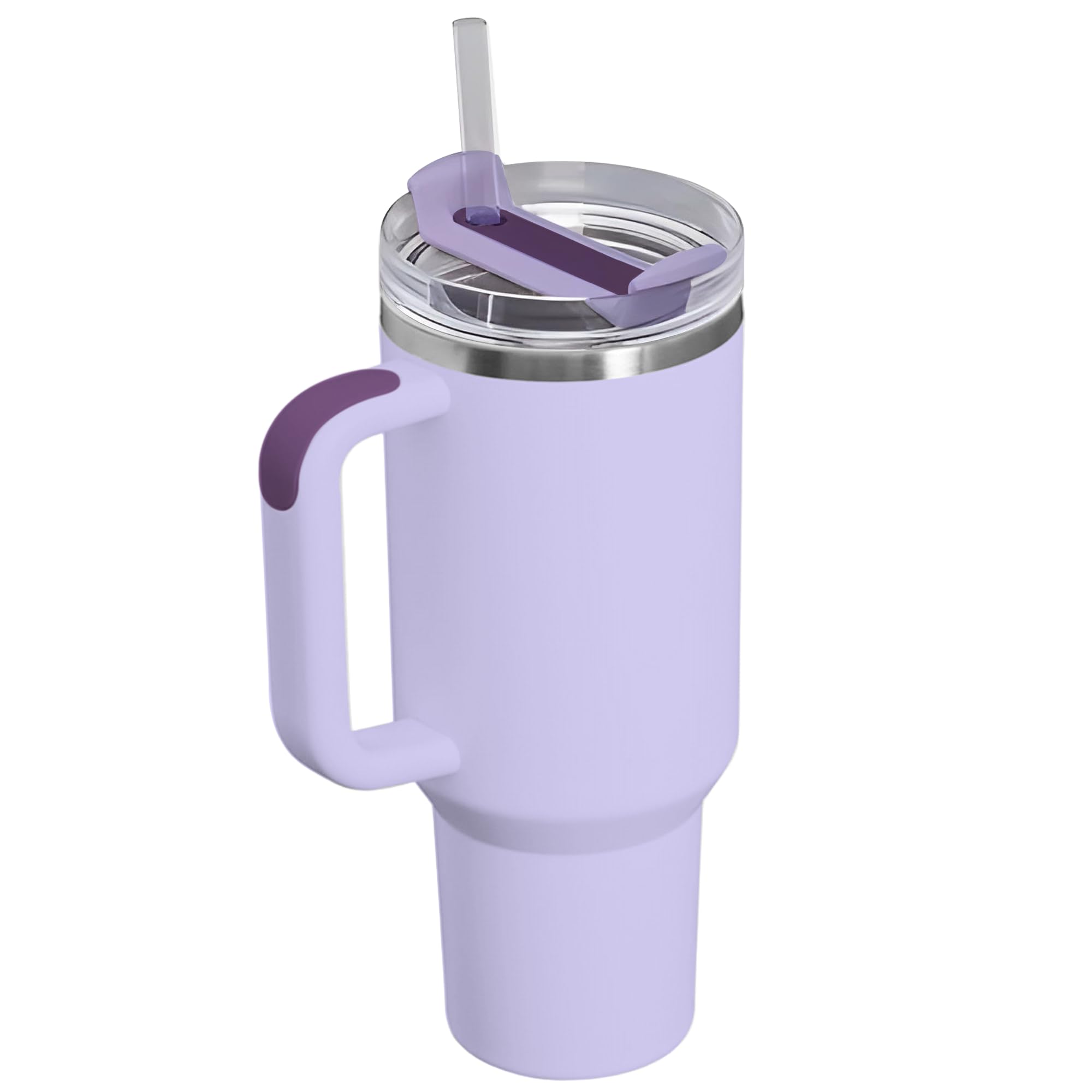 40Oz Tumbler With Handle And Straw, H2.0 Flowstate Double Wall Vacuum Reusable Stainless Steel