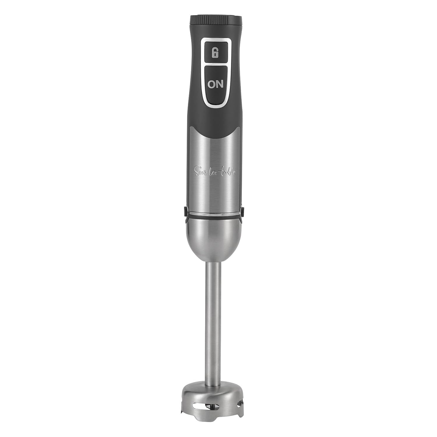 Sur La Table Immersion Blender With Whisk & Storage, Silver