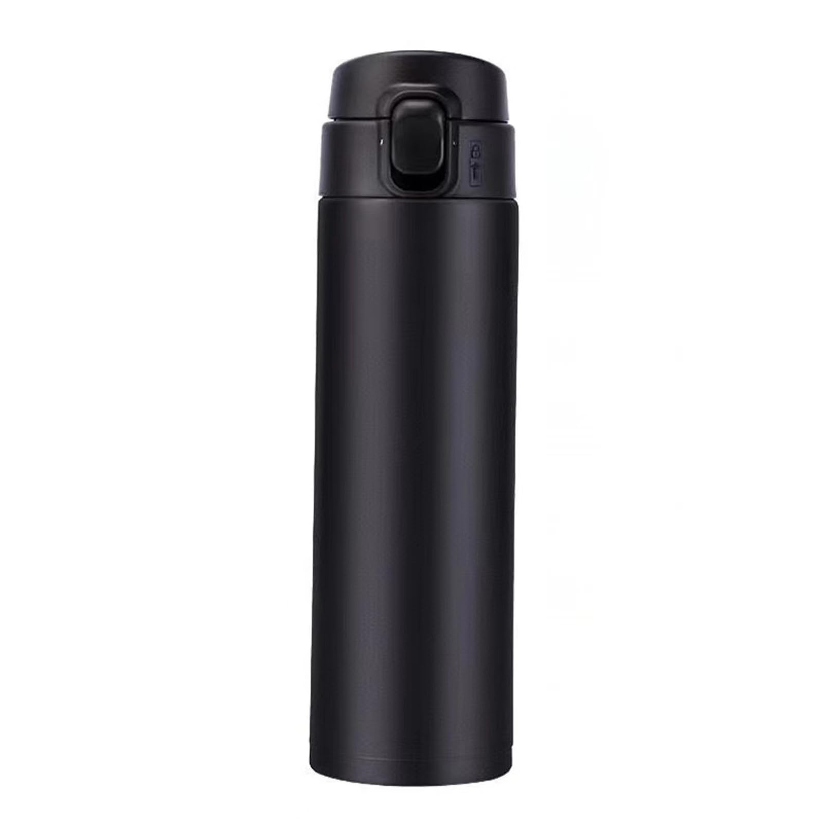 Vacuum Insulated Thermos Thermal Water Bottle Travel Coffee Mug With Safety Buckle Lid Stainless