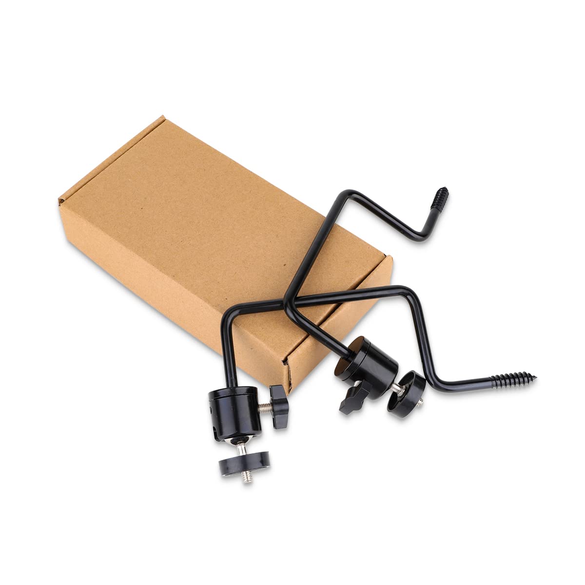 Wildgameplus Cnc Aluminum Alloy Mount Stand,2Pcs 360° Rotation 3/8 To 1/4 Inches Screw Tree Mount Holder Stick For Forest Trail Cameras & Night Vision & Solar Panel Charger Bracket Wg-2Cs01