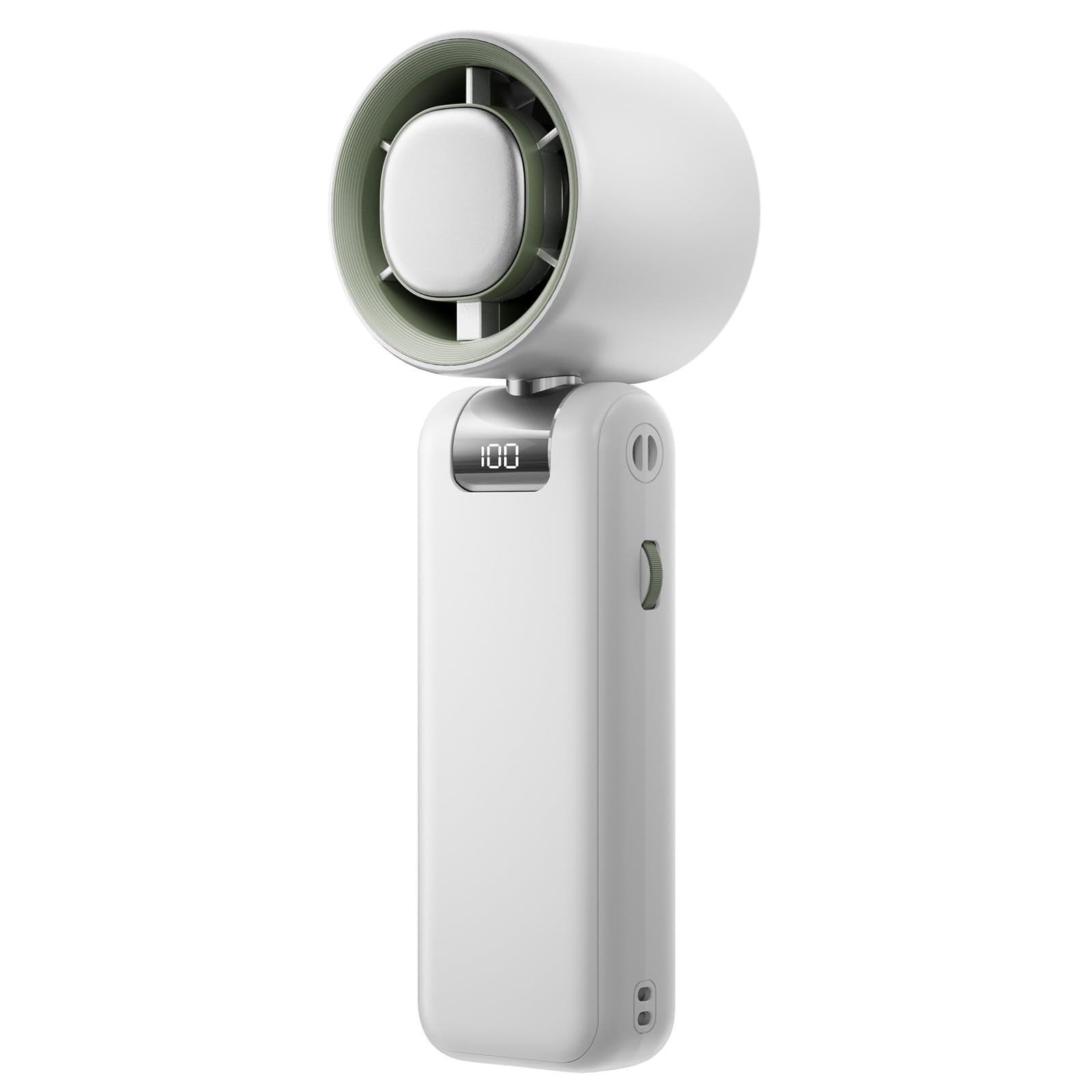 High Speed Handheld Fan, 13500 Rpm Turbo Motor Tec Instant Cooling, 4000Mah Battery (3-23H) Lcd - Koospark
