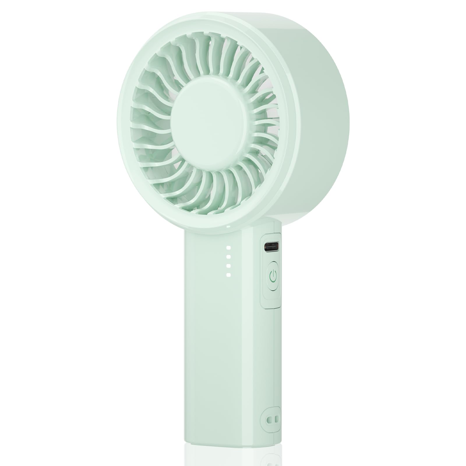 Handfan High Speed Handheld Mini Fan, Small Pocket Design Personal Fans Portable Rechargeable - Koospark
