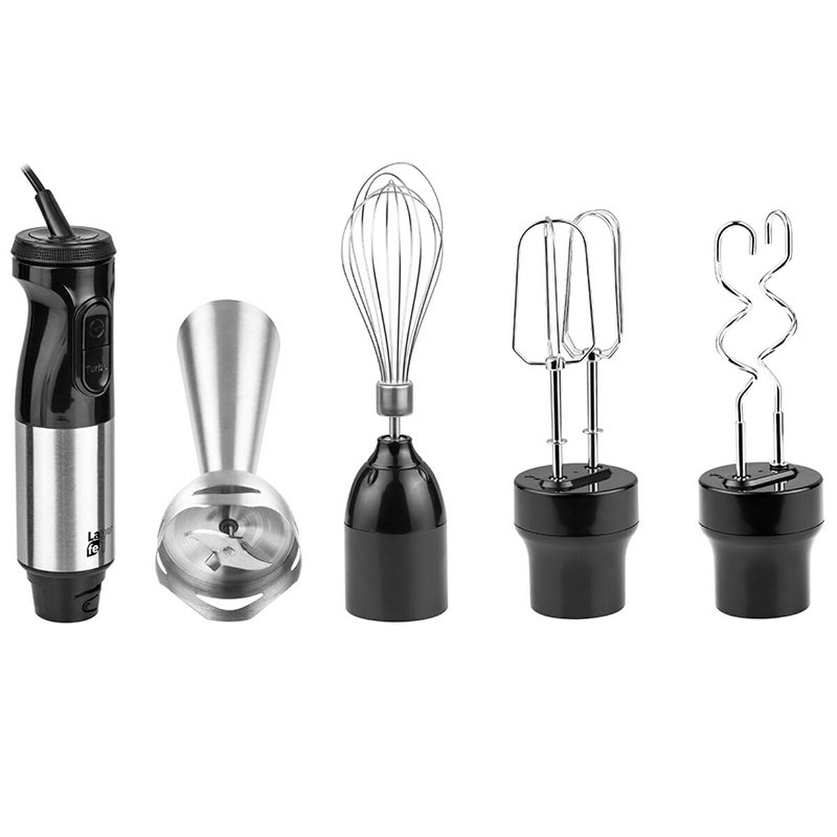 Lafe Bzl001 Blender 0.7 L Immersion Blender Black Silver Transparent 1000 W