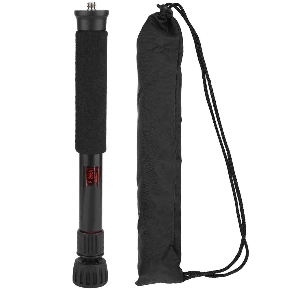Ashata Mini Camera Monopod 48 Inch, Portable Adjustable Height Monopod Selfie Stick Mount Support Rod For Dslr Camera Mirrorless Camera, Flash, Mobile Phone(P-256A)