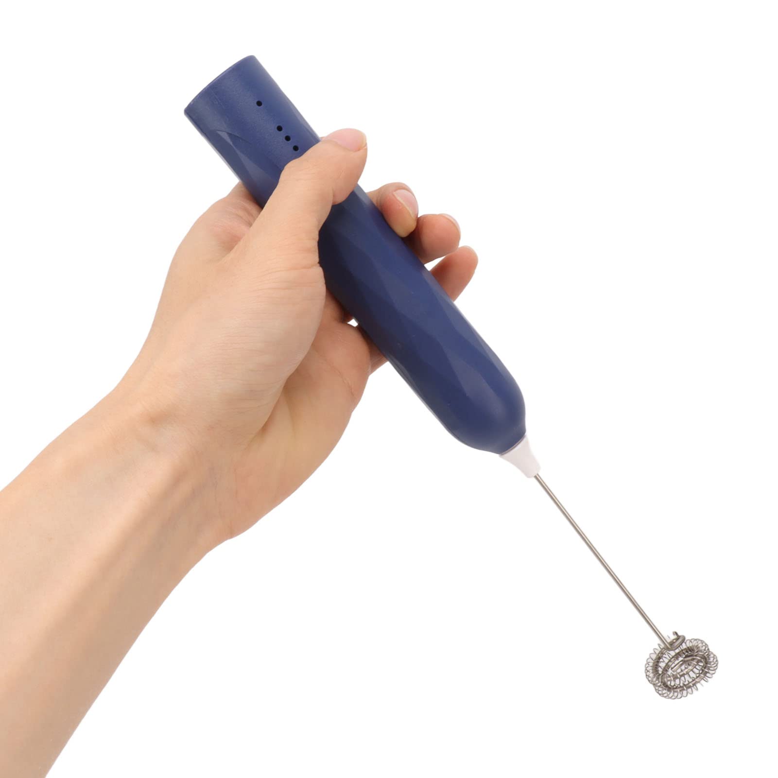 Aoveew Egg Beater Mini Multifunctional Blender Handheld Electric Stirrer For Kitchen 3 Speeds (Blue)