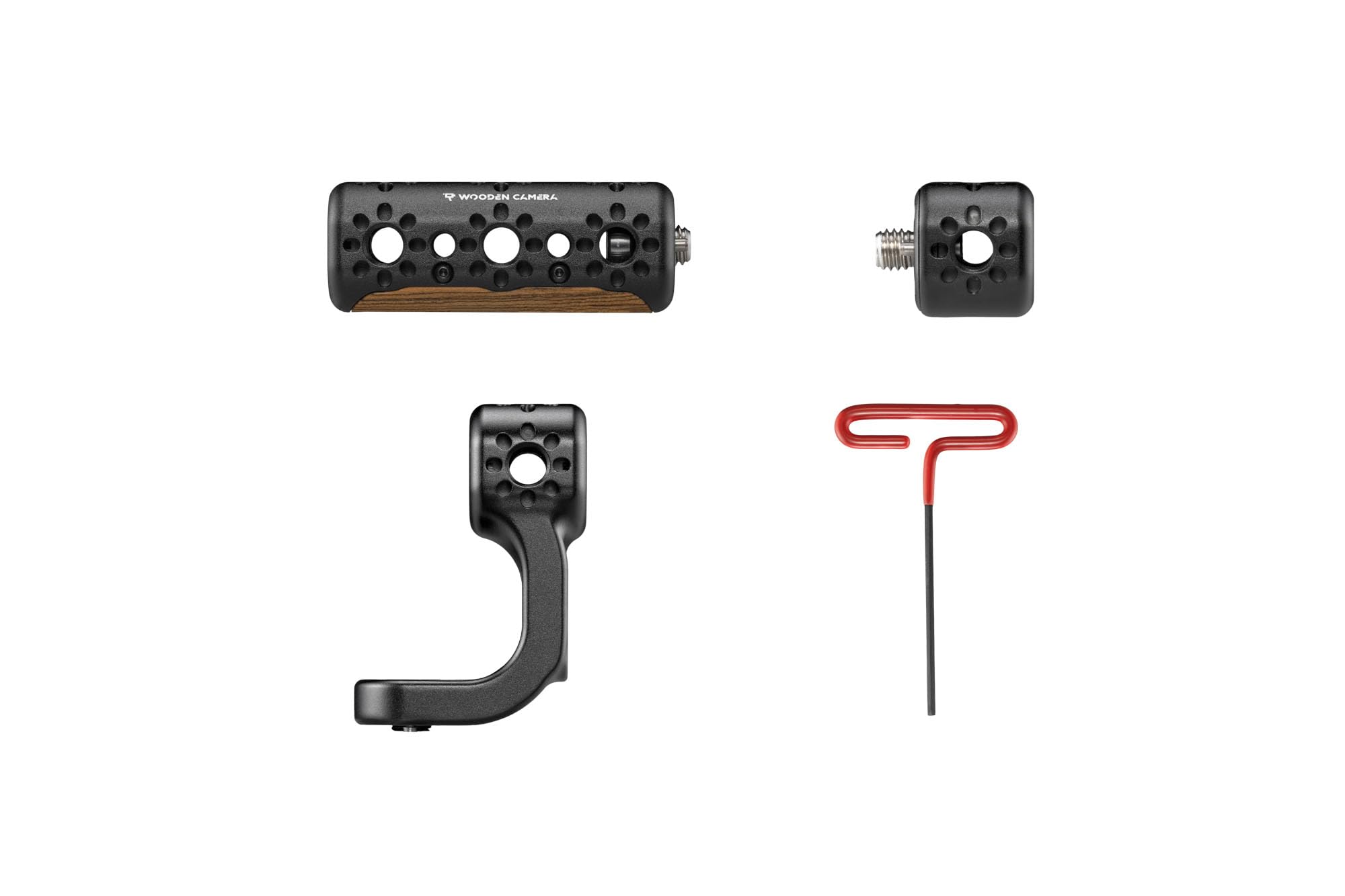 Wooden Camera Ultra 3-Inch Kit, Carry Handle Compatible For Arri And 3Rd Party Accessories, Lightweight With Hardwood Inserts (Universal 3/8"-16)