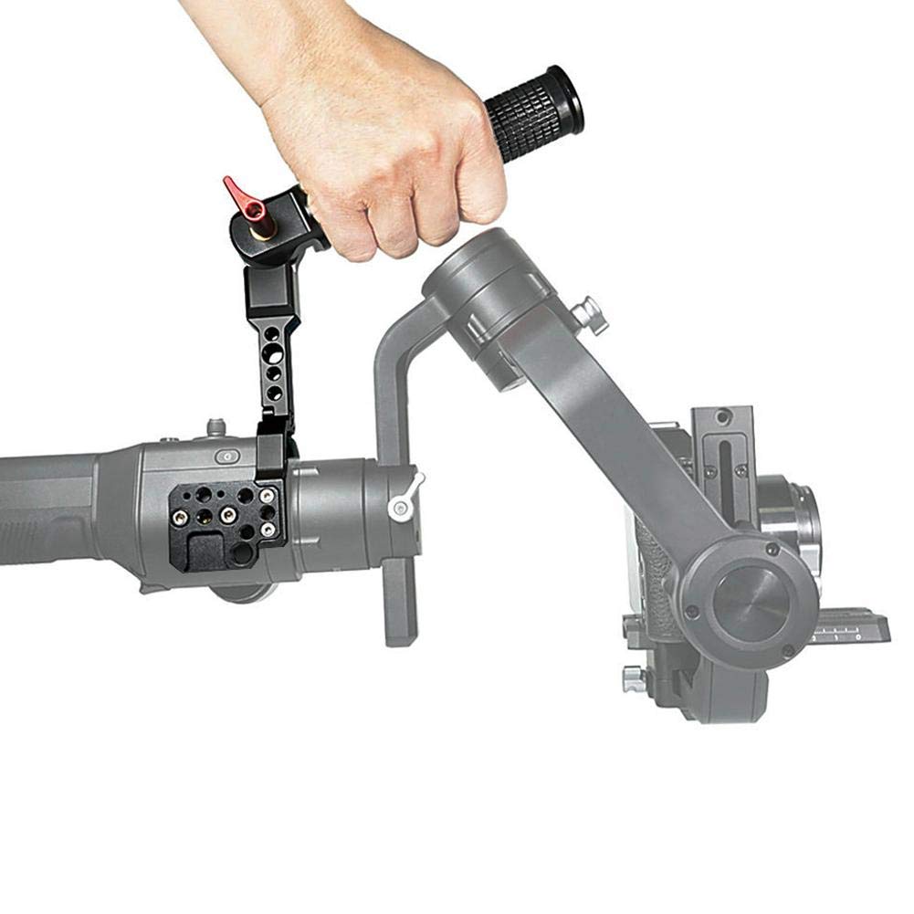 Vbestlife Stabilizer Handle Grip, 1/4'' 3/8'' Mount Aluminium Alloy Folding Handheld Grip Stabilizer Accessories For Dji Ronin S/Ronin Sc