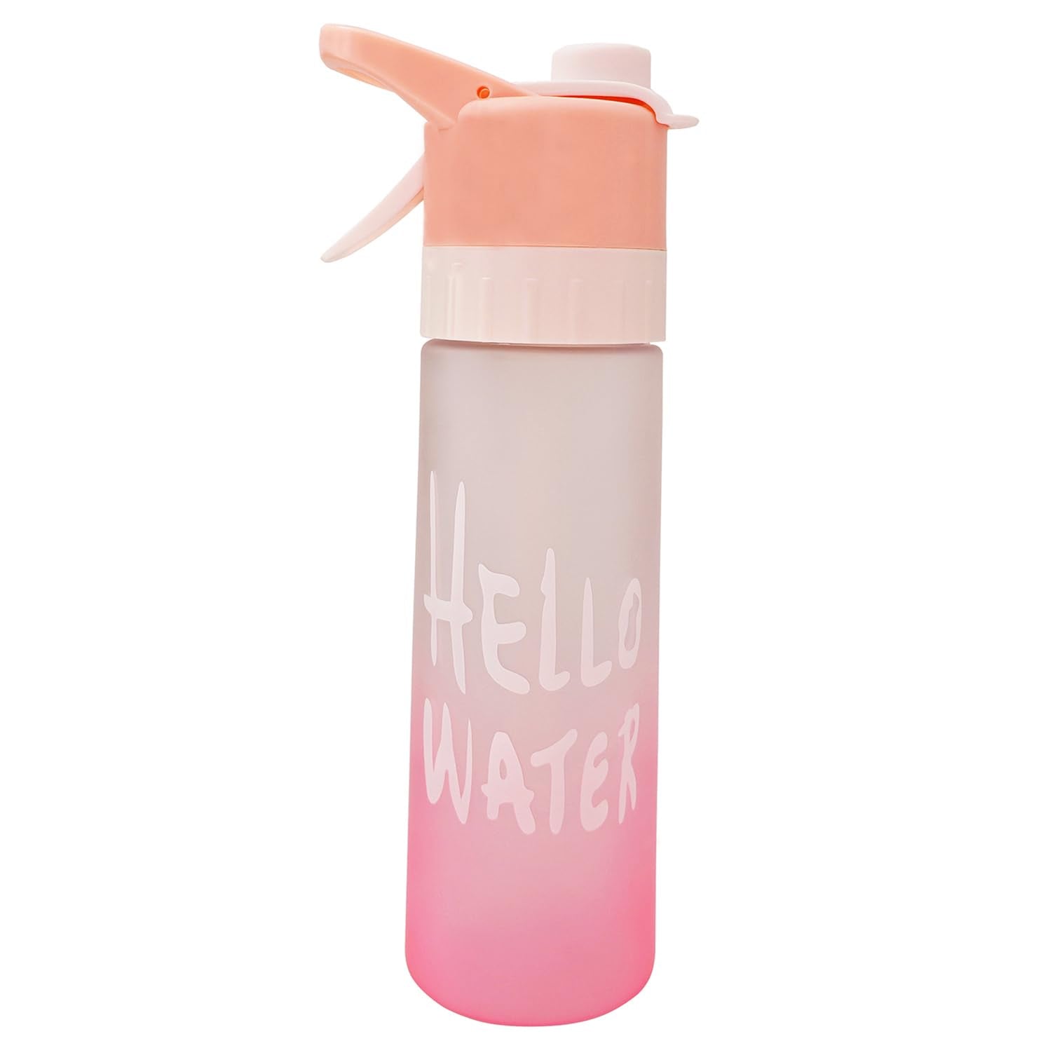 Misting Water Bottle, 2 In 1 22 Oz Large Capacity,Wide Mouth Leak Proof,Workout Water Bottle