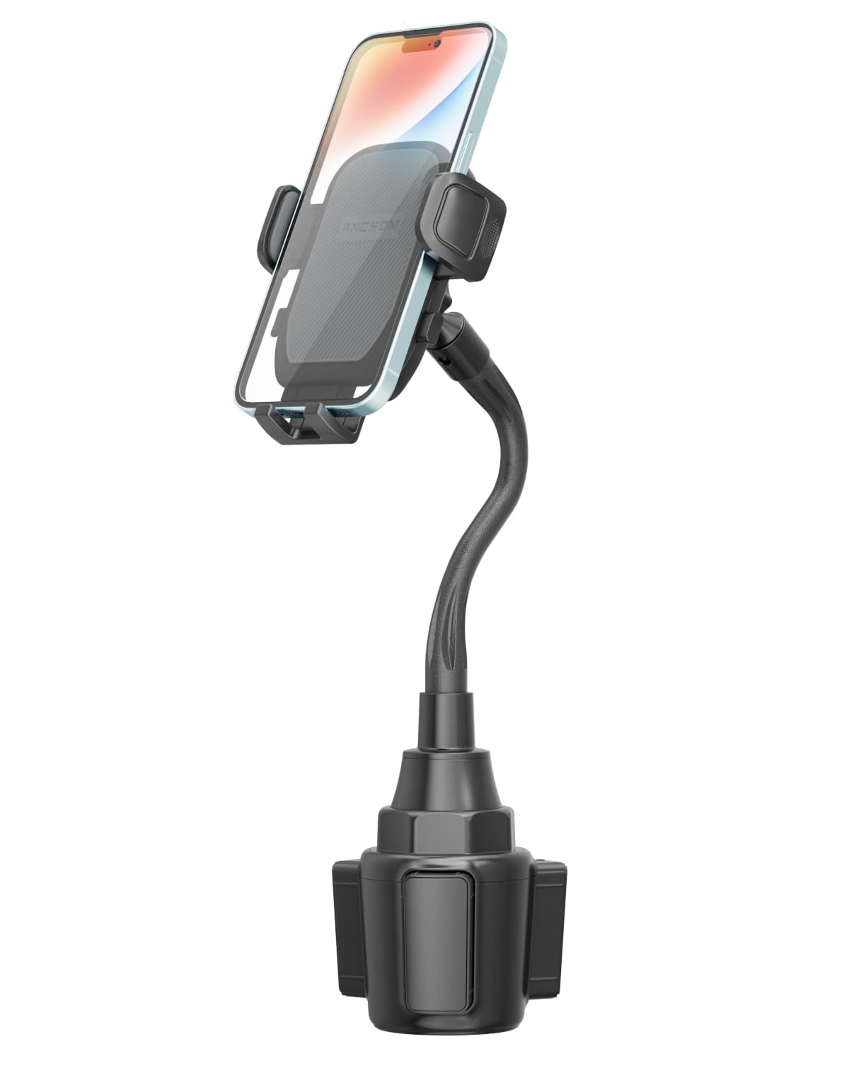 Anchom Cup Phone Holder For Car, Car Phone Holder Phone Mount For Car With Expandable Base, Cell Phone Cradles Compatible With Iphone Samsung All 4.0-7.0 Inches Phones