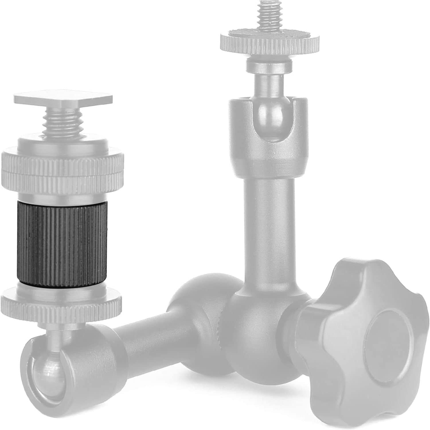 Loveiysp Lovelysp 1/4"-20 Thread Tripod Nut Tripod Nut Barrel Connection Nut For Articulating Tripod Rigs Replacement-3Pcs