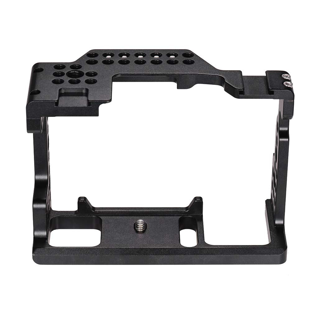 Andoer Camera Cage Video Film Making Stabilizer Aluminum Alloy Screw 1/4 Inch With Cold Shoe For Sony A7Ii/ A7Iii/ A7Sii/ A7M3/ A7Rii/ A7Riii Camera