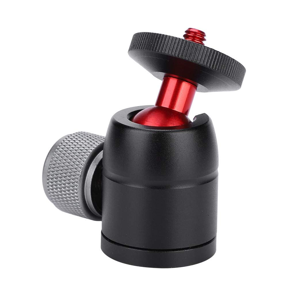 Fydun Ball Head Swivel Mini Ball Head Mount For Mirrorless Sports Camera Mobile Phone Holders Trs Light Stands Flash With 1/4 Screw Aluminum Alloy 360°