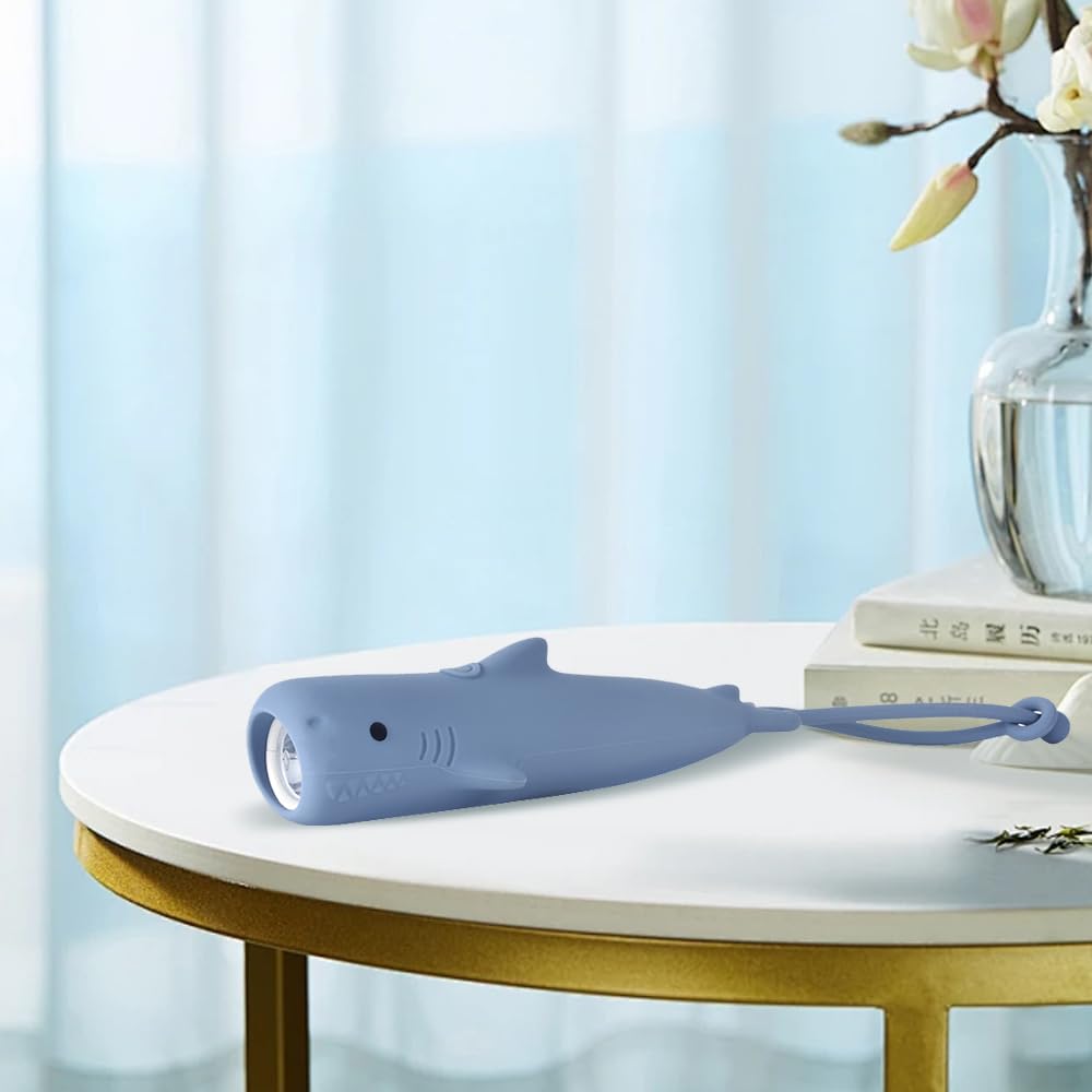 Yzyoe Rechargeable Led Flashlight, Cute Animal Shaped Silicone Flashlight, Comfortable Touch Lasting Press To Adjust Brightness Portable Outdoor Lighting Creative Light.