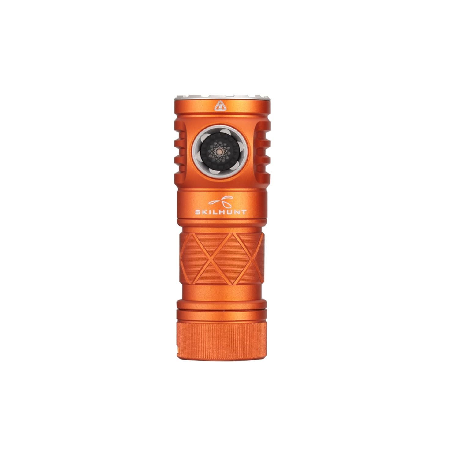 Skilhunt Ec200S-Mini 2100+570 Lumens Dual Channel Powerful Edc Usb-C Rechargeable Led Flashlight - Lightweight, Compact Pocket Light Camping Hiking Running Waterproof Outdoor (Cool White 6500K, Orange)
