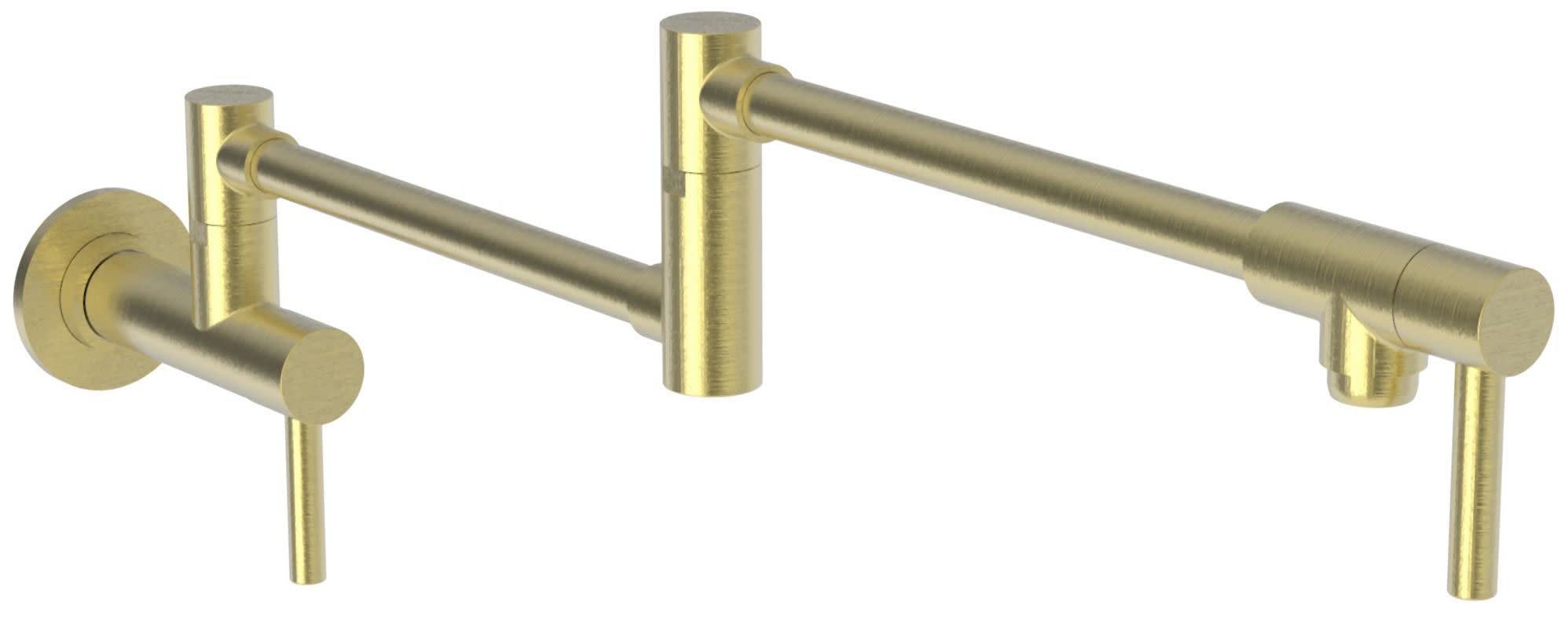 port Brass 9485/04 Pot-Filler-Kitchen-Sink-Faucets, Satin Brass (Pvd)
