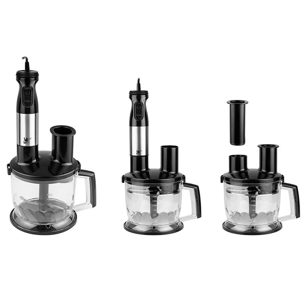 Lafe Bzl001 Blender 0.7 L Immersion Blender Black Silver Transparent 1000 W