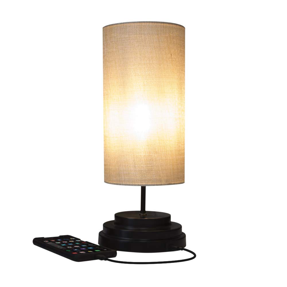 Aultra Led Touch Table Lamp - Table Lamp Shade With Dimmable Touch Control Features & Phone Charging Port Used For Nightstand, Desk Lamp, & Bedroom Decor Light W/Adapter