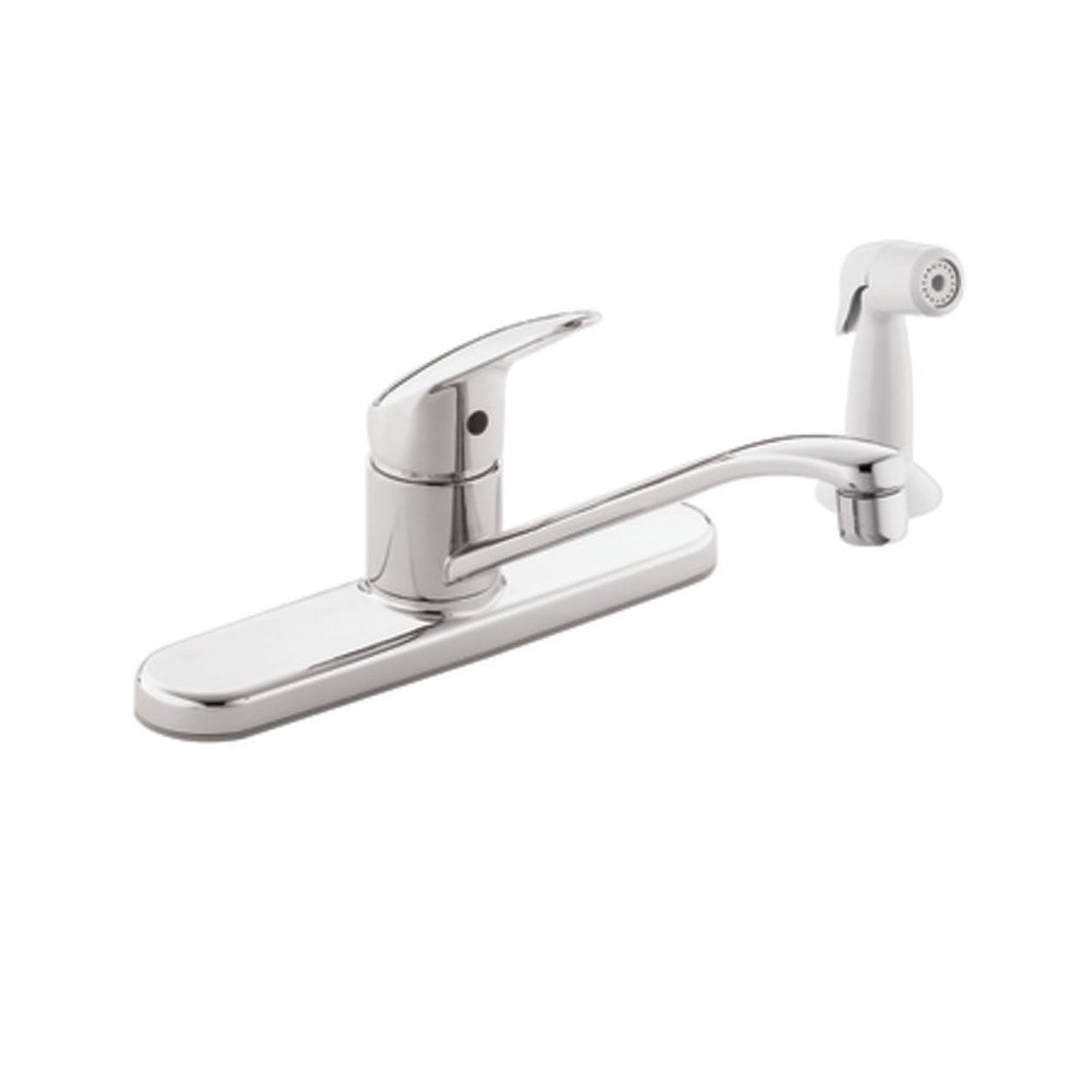 Cleveland Faucets Ca40513C Cornerstone Single-Handle Kitchen Faucet With Chrome Side Spray, Chrome