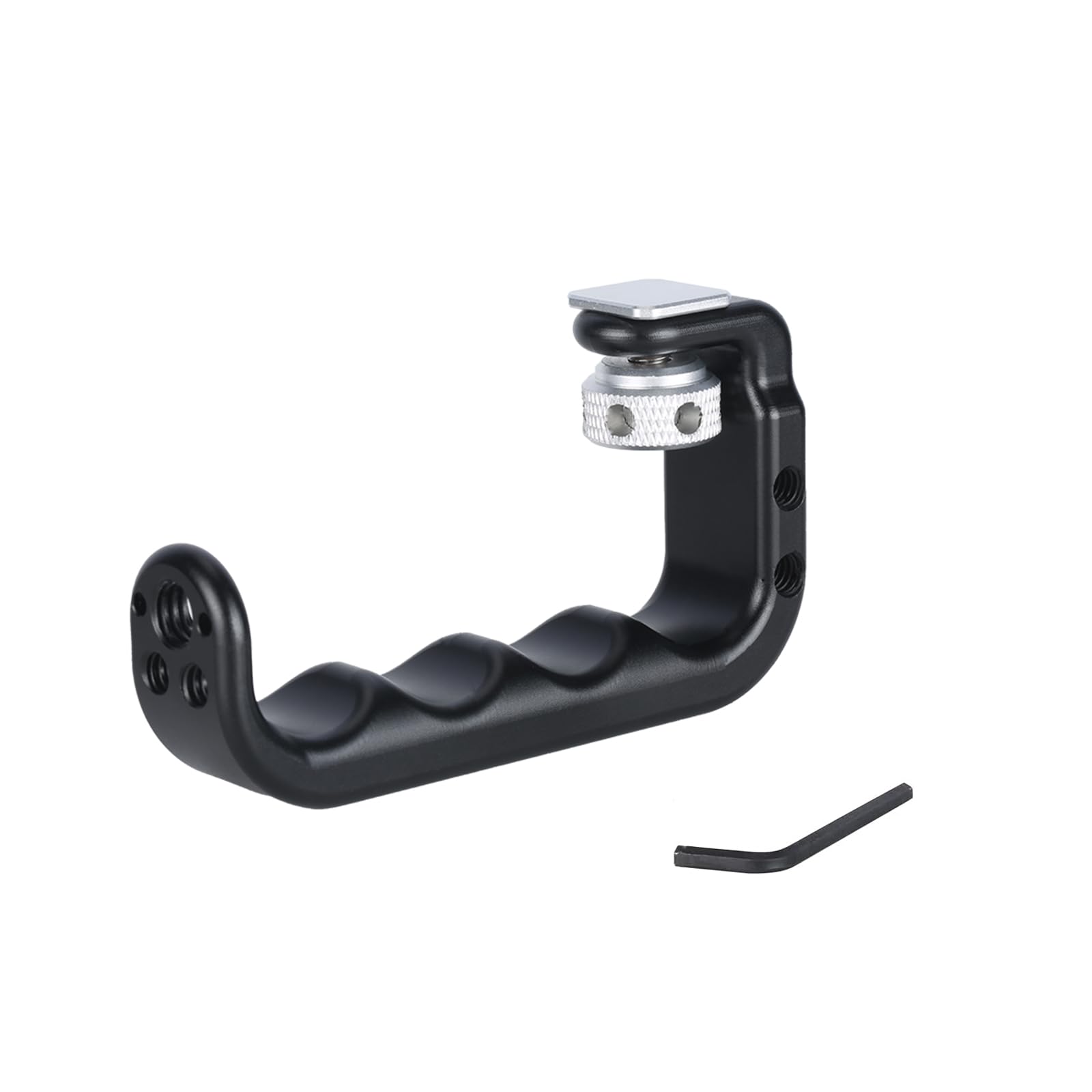 Niceyrig Camera Hot Shoe Handle Grip, Ergonomic Shoe Mount Handgrip - 451