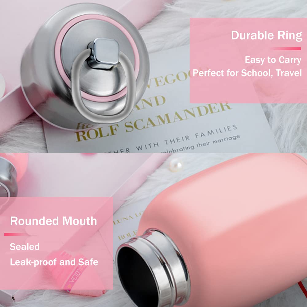 Gets Mini 7 Oz Stainless Steel Water Bottle, Portable Small Sports Vacuum Insulated Water Bottle