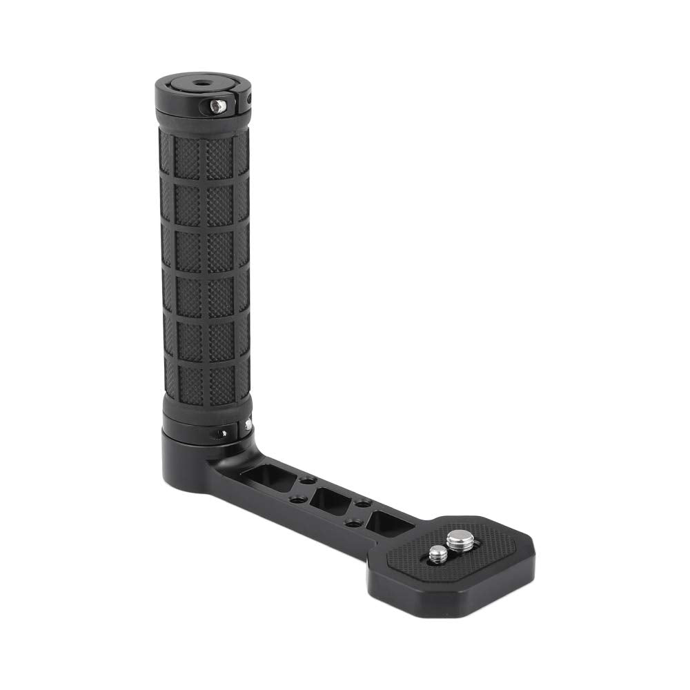 Camvate Side Handgrip (Rubber-Covered) L Type For Dji Ronin-S/Sc & Zhiyun Crane 2 / V2 Stabilizer Gimbals - 2450