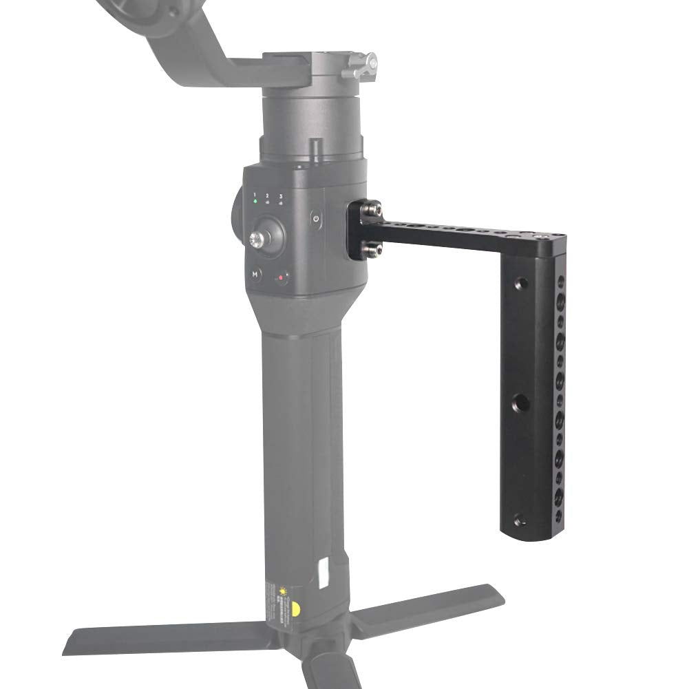 Acouto Side Handle Grip Stabilizer Extension Rod Lightweight Top Handle Grip Holder Fit For Dji Ronin-S Stabilizer Gimbal