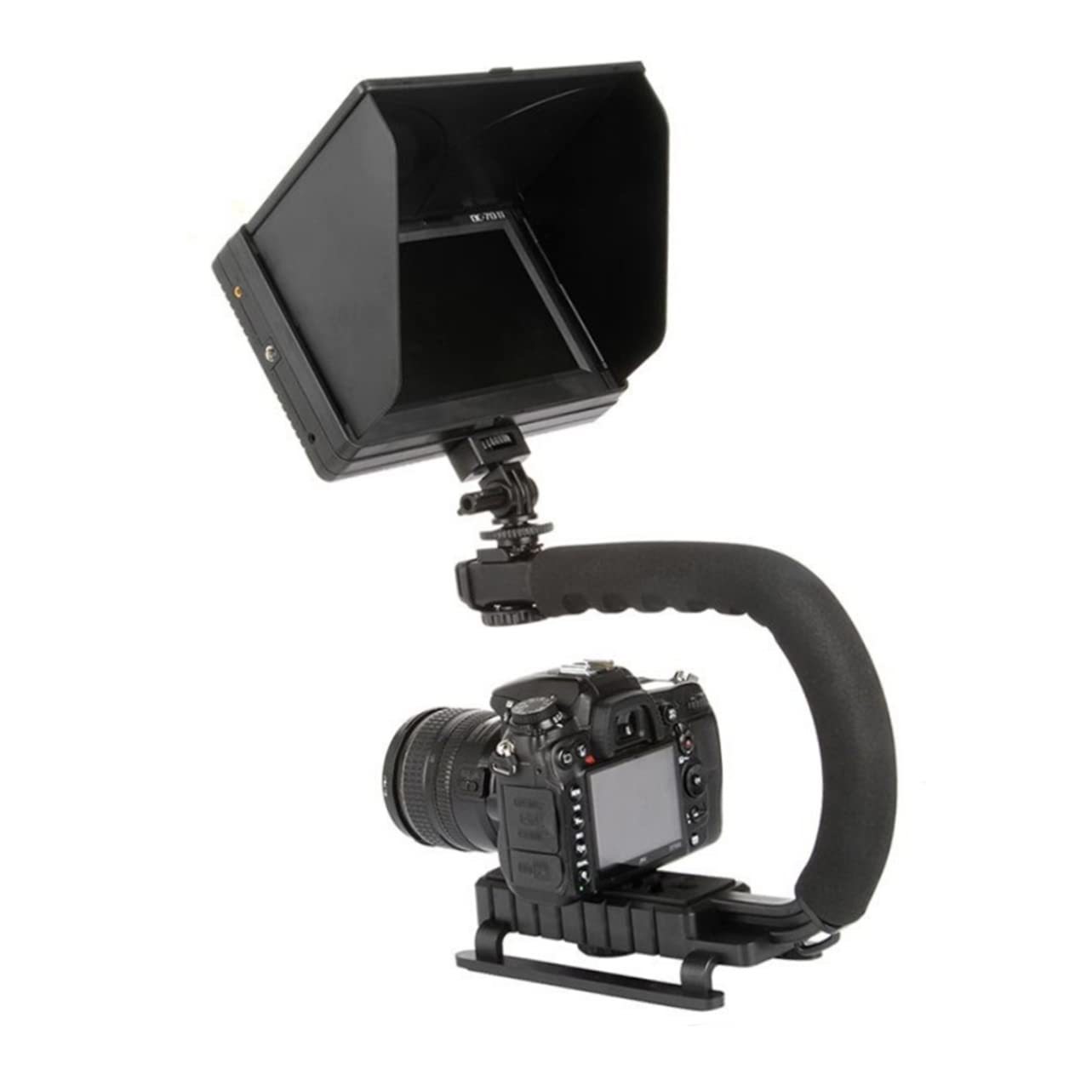 Angoily Portable Camera Stabilizer Hand Grip Gimbal -Type U-Type Stabilizer For Travel