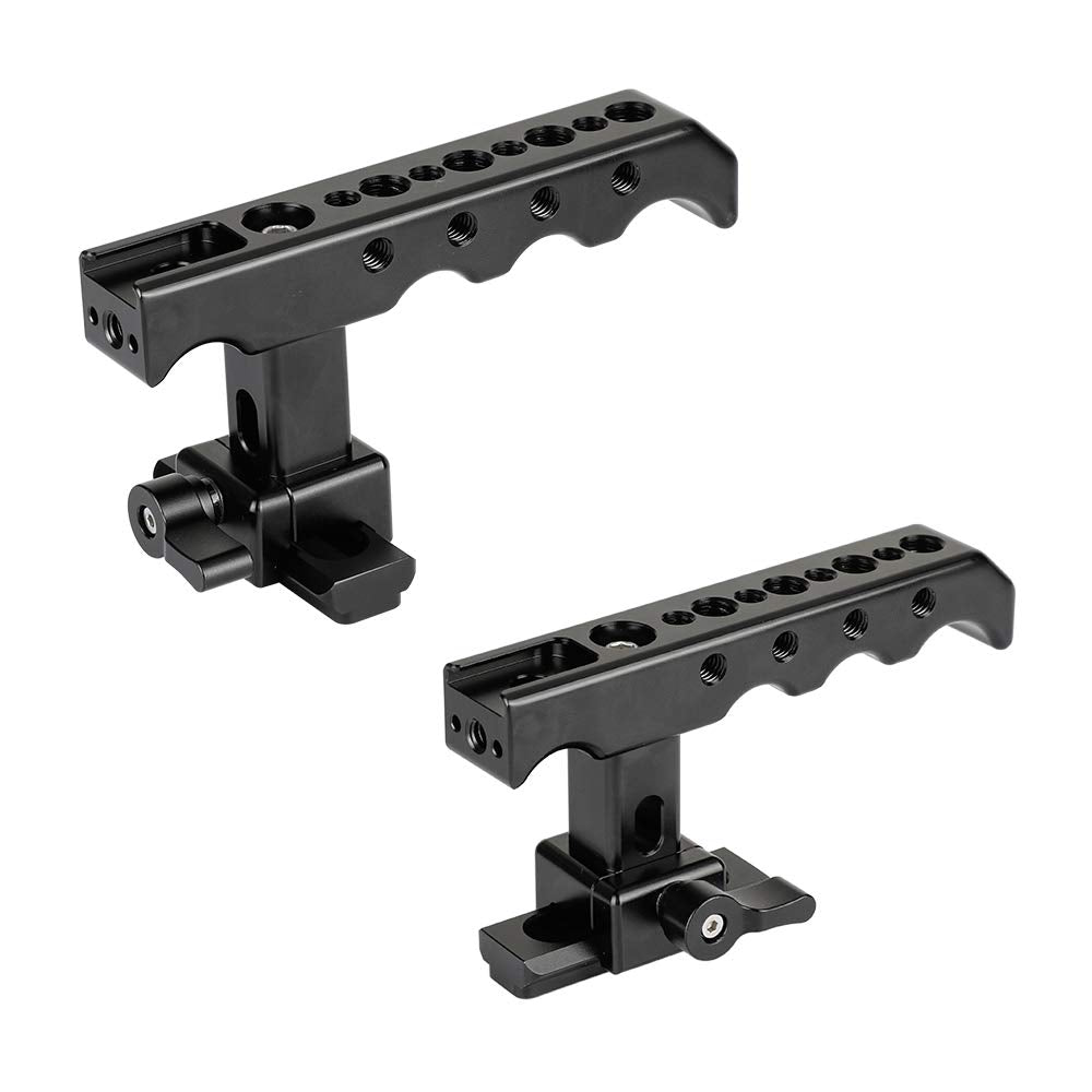 Camvate Quick Release Nato Top Cheese Handle With Nato Safety Rail For Dslr Camera Cage Rig - 2120