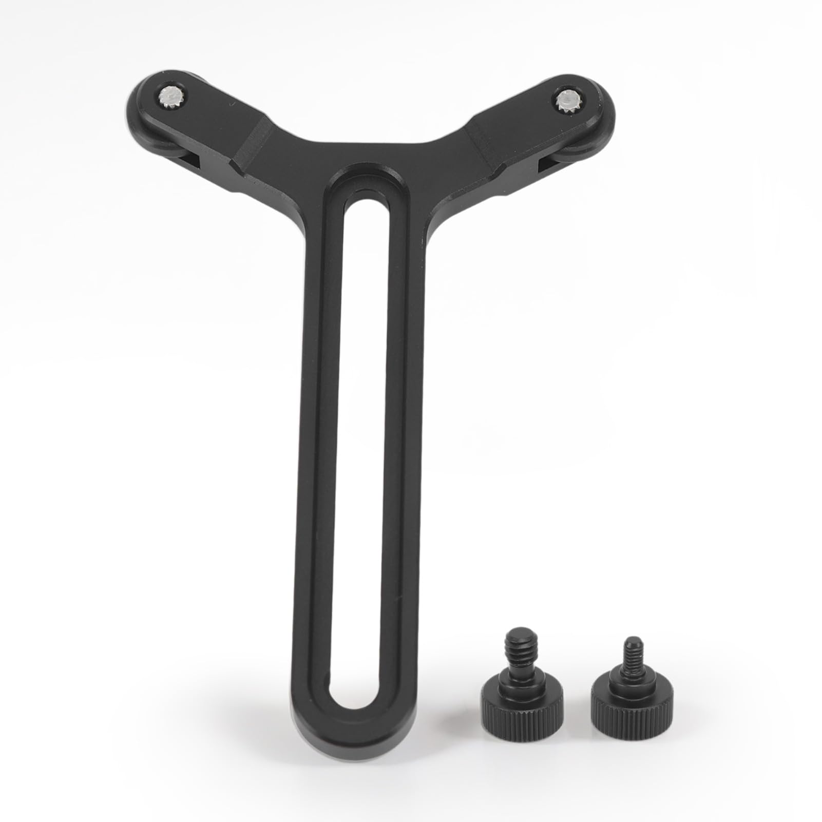 Goshyda Y Bracket With Double Wheels, Frame Lens Support System With1/4In Slide Screw, For Dji Ronin S Sc And Stabilizer Quick Release Plate