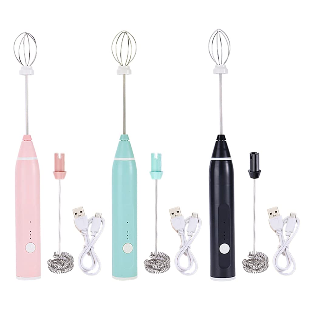 Linlijia Hand Blender 3 Speed 3 Colors Stick Blenders With Milk Frother Egg Whisk For Coffee Milk Foam Puree Baby Foods Egg Electric