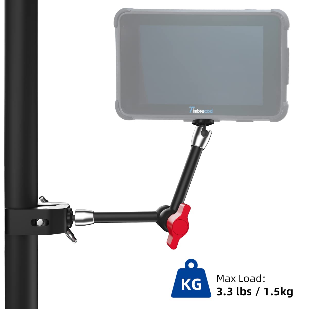 Toazoe Adjustable Magic Arm, 11 Inch/28 Cm Articulating Friction Arm Camera Mount With Both 1/4" Thread Screw Compatible With Camera, Lcd Monitor, Fill Light,Flash Led Light