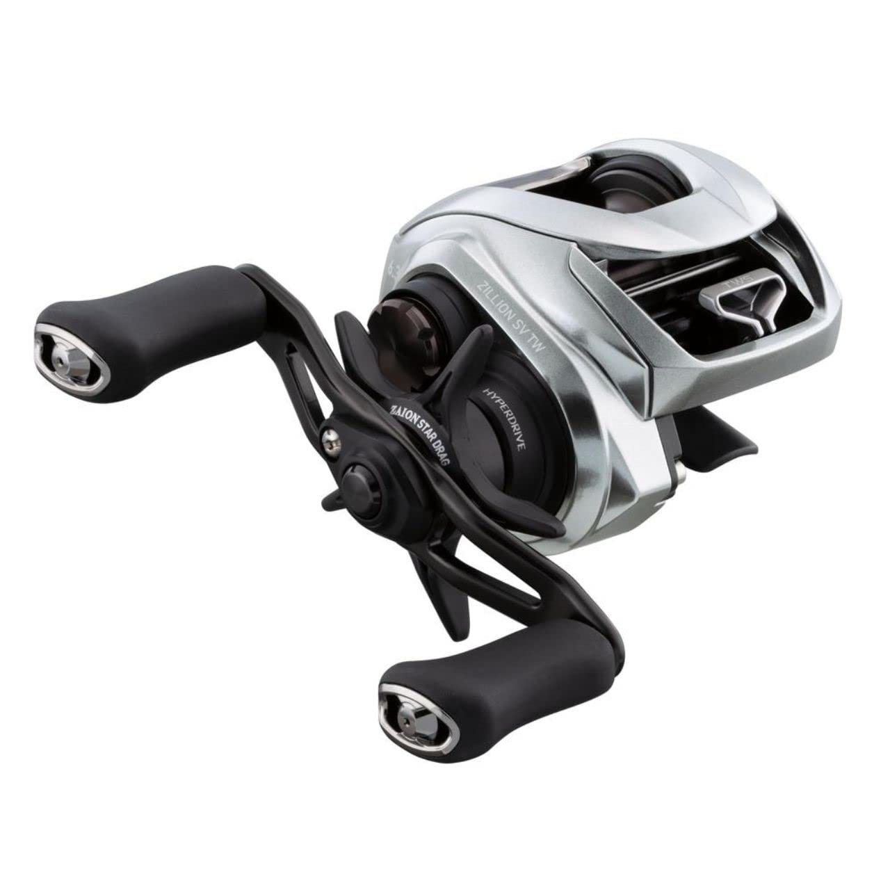 Daiwa Zillion Sv Baitcasting Reel - Hyper Speed Left Hand Retrieve,Silver