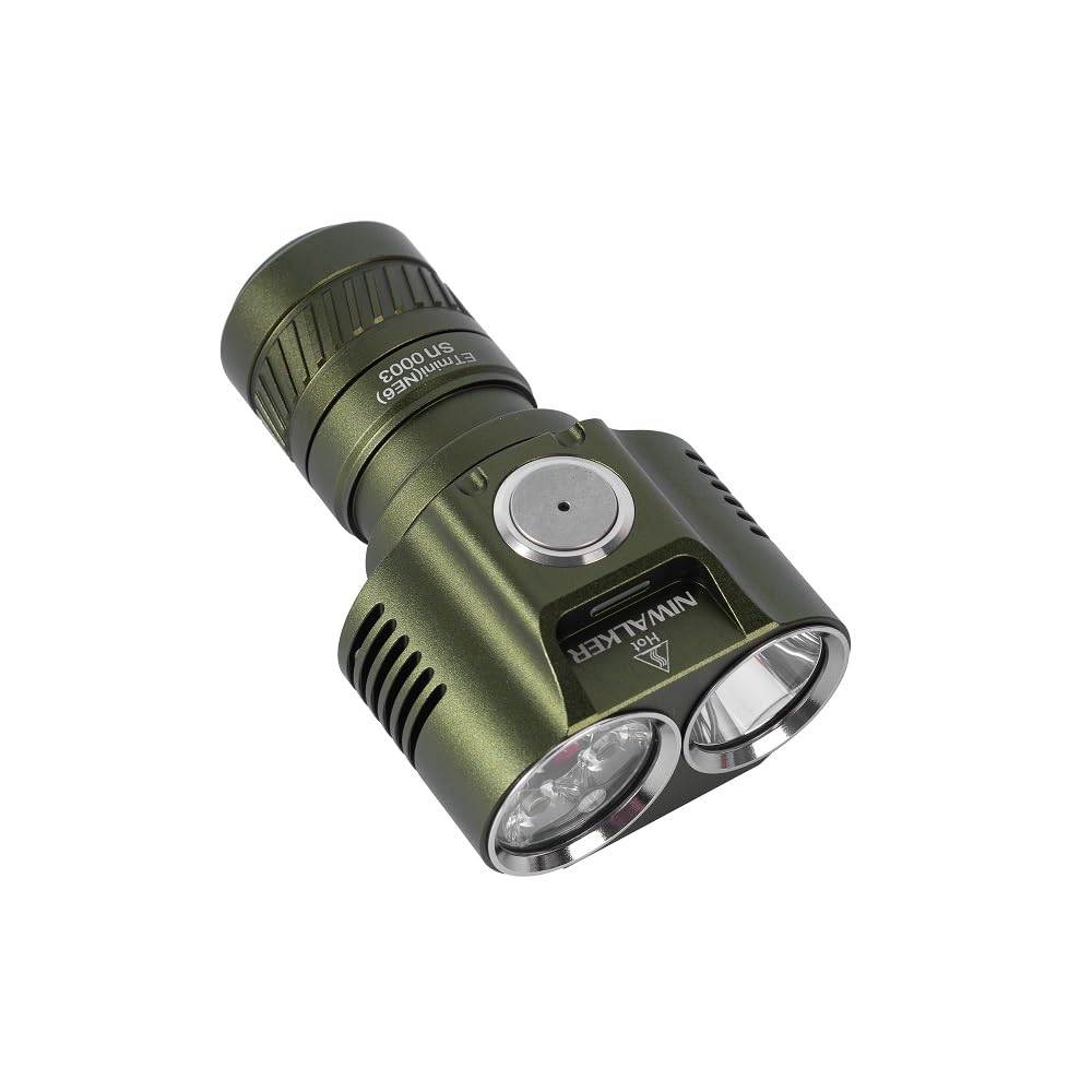 ET mini Flashlight, Magnetic Tailcap Handheld Flashlights, Type-C Rechargeable,Dual Beam Mutli Purpose,3200 Lumen EDC LED Pocket Flashlight,Cool White & Neutral White