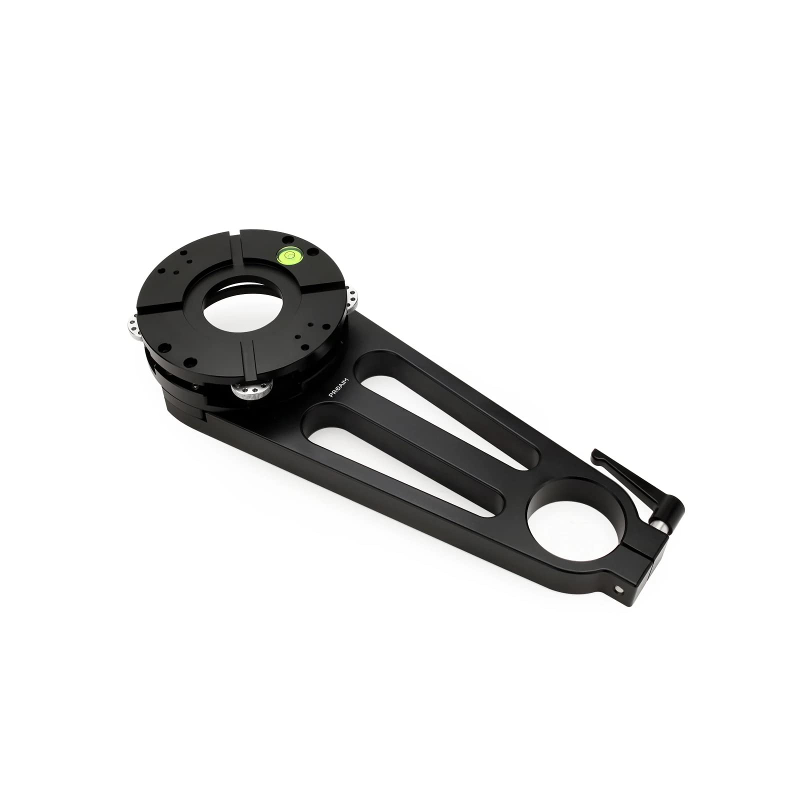 Proaim Euro/Elemac To Mitchell 4-Way Camera Leveler Offset Bracket For Heavy Camera & Gimbal Setups Payload 80Kg/176Lb Conversion Adapter For Video/Film Dolly, Bazooka Jibs & Crane (Eb-4Way-01)