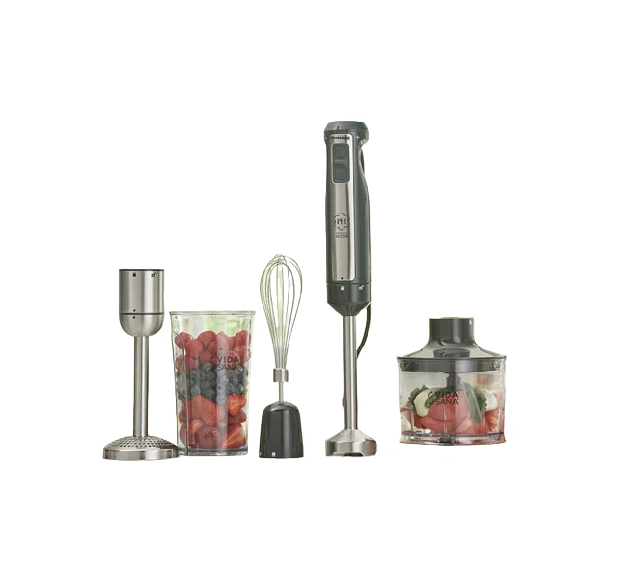 Princess House Vida Sana 4-In-1 Immersion Blender