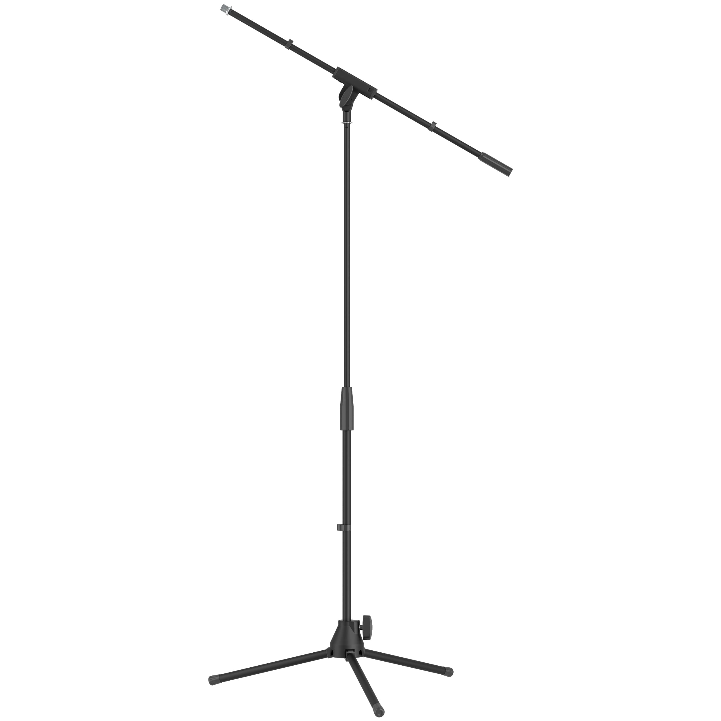 Gearit Microphone Boom Stand Boom Arm Extends Mic 2.5 Feet Heavy-Duty Steel Tripod And Joints Cable Management Clips Included