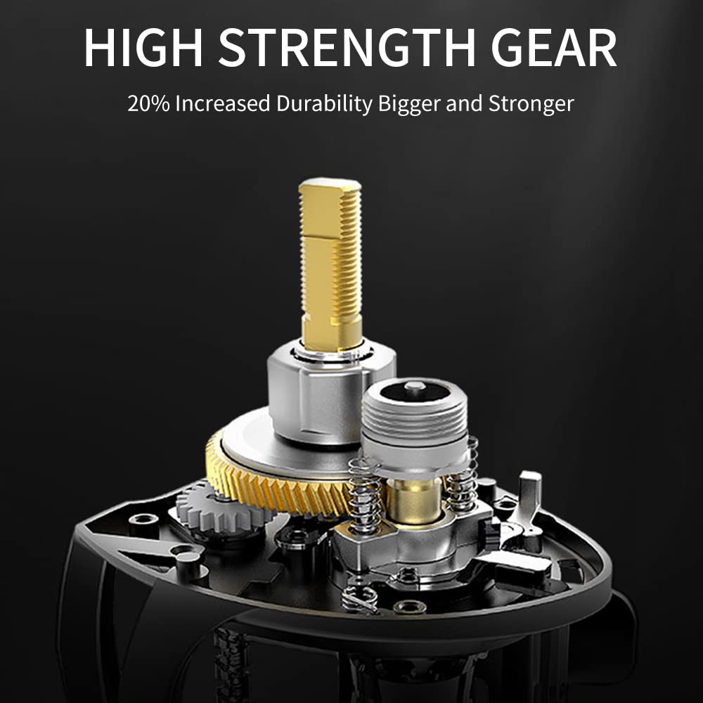 Yklp Fishing Baitcasting Reel, Baitcaster Fishing Reels With 18+1Bb Stainless Steel Ball Bearings,Magnetic Braking System For Fishing Saltwater Freshwater, Available In 7.1: 1