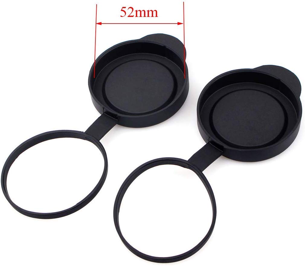 Svbony Protective Rubber Objective Lens Caps For Fits Binoculars With Outer Diameter 52-53Mm