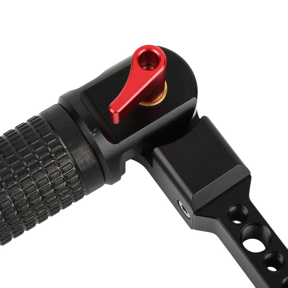 Vbestlife Stabilizer Handle Grip, 1/4'' 3/8'' Mount Aluminium Alloy Folding Handheld Grip Stabilizer Accessories For Dji Ronin S/Ronin Sc
