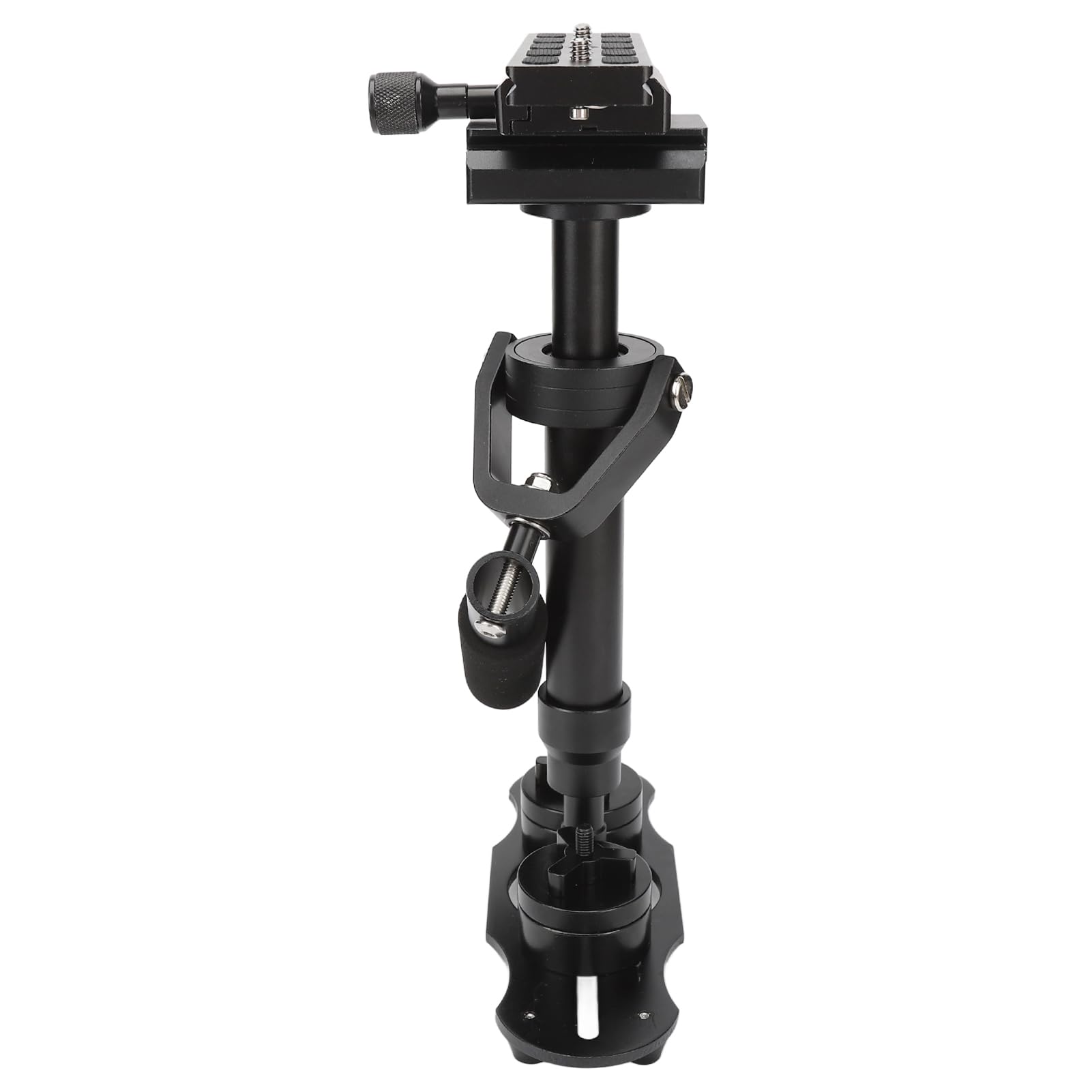 Goshyda Slr Handheld Camera Stabilizer With Shock Absorption, Aluminum Alloy, 360 Degree Rotation, Quick Locking Knob, Telescoping Balance Bar