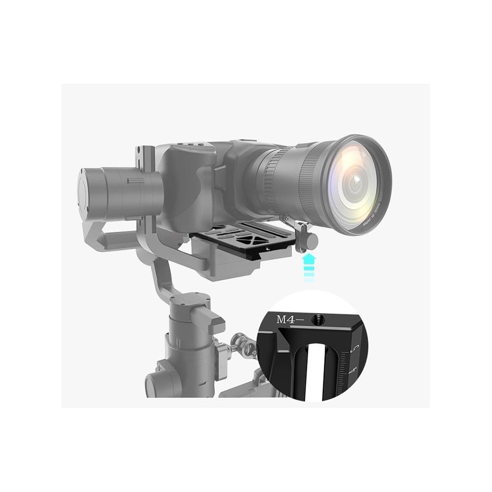 Ycyuyufuns Stabilizer Misalignment Plate Bmpcc 4K Quick Release Base Mounting Plate For Dji Ronin-S