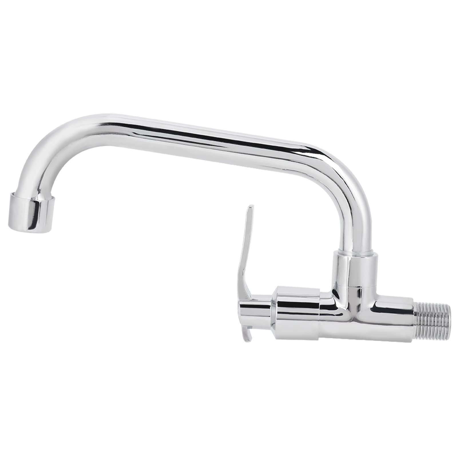Zerone Water Faucet,Kitchen Faucet Wall Mounted Single Cold Water Tap G1/2In Wall Mounted Single Cold Water Tap Sink Water Faucet Kitchen Sink Faucets For Home Kitchen Use(Lq-3093 20Cm)
