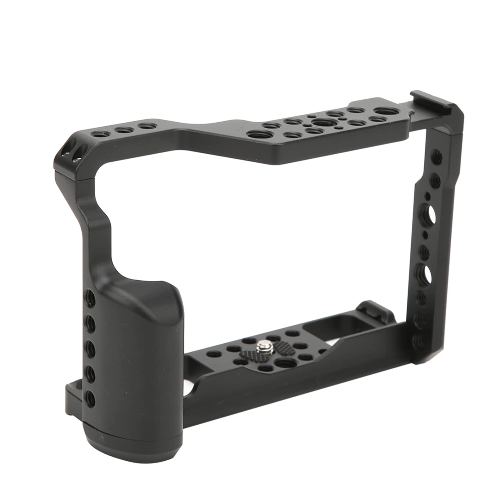 Pomya Dslr Rig Cage For Aluminium Alloy Protective Cage Stabilizer Frame With 1/4 3/8 Screws Hole And Cold Shoe Mount For Microphone, Led Light
