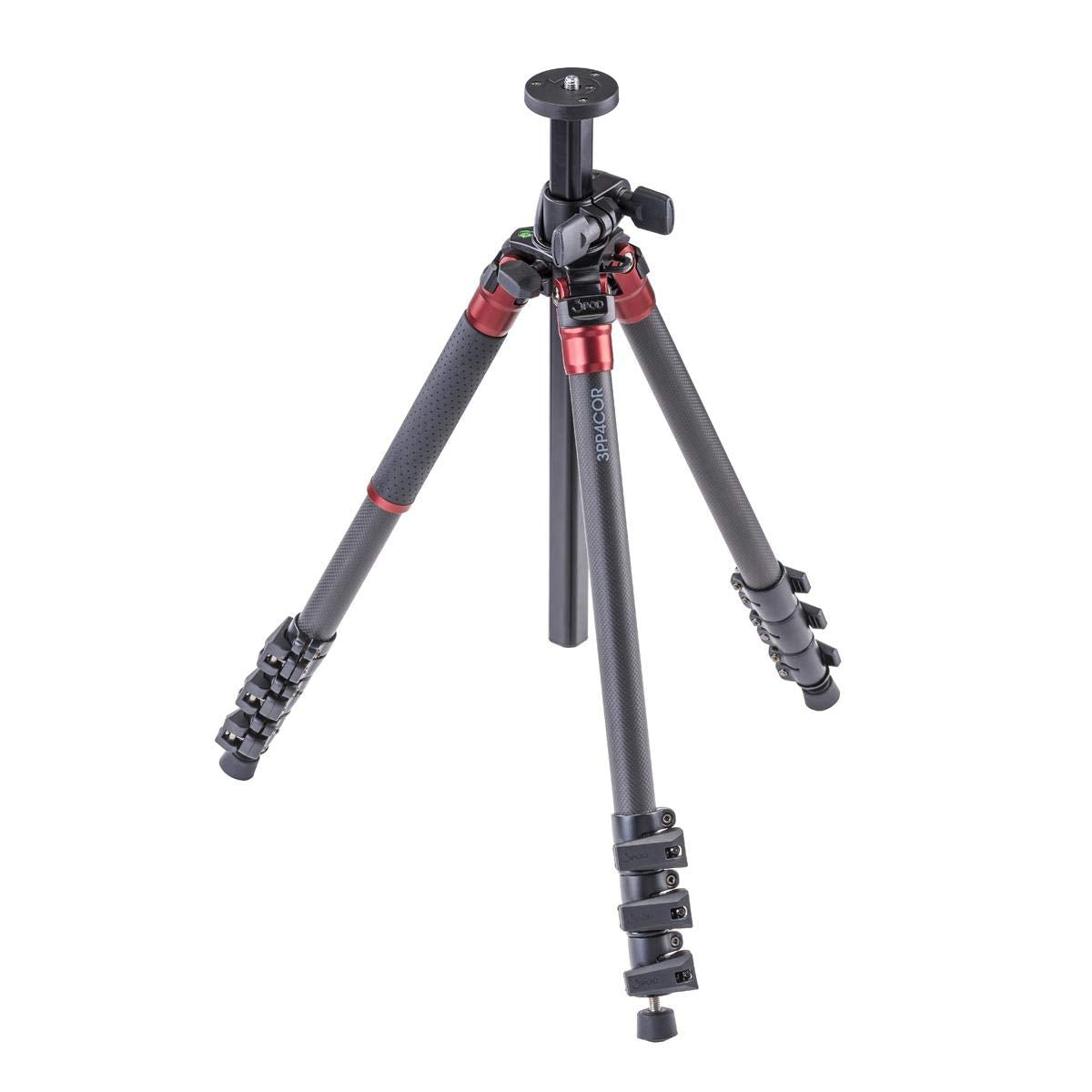 3Pod Orbit 4-Section Carbon Fiber Tripod – Lightweight, Adjustable With Orbit Overhead Shot System, Flip Locks, Bubble Level & Spiked Feet For Dslr & Mirrorless Cameras, Video & Photography