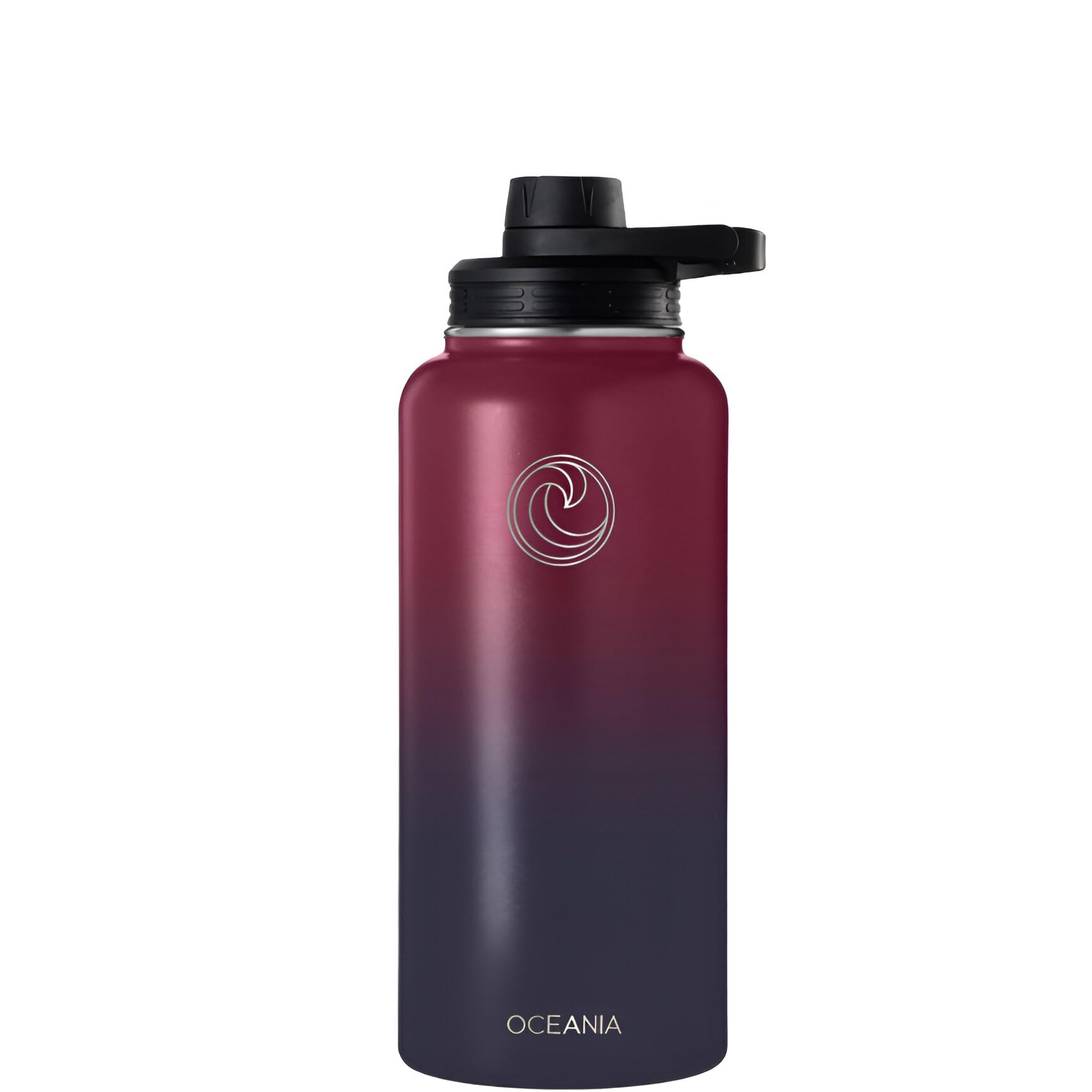 Oceania Flask 32Oz Stainless Steel Water Bottles Modern, Leakproof, Hydro-