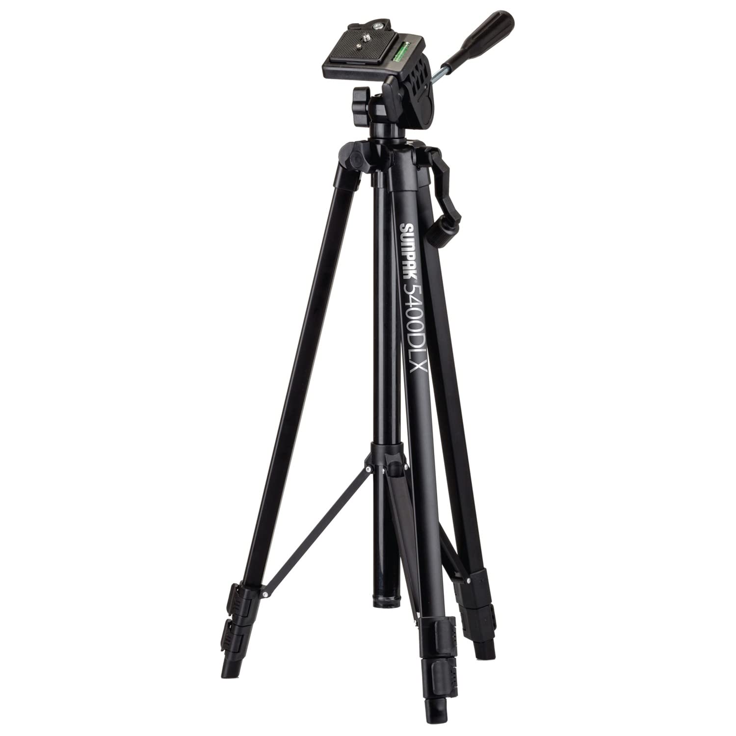 Sunpak 620-504Dlx Traveler1 50-Inch Tripod For Compact Camera, Smartphones, And Gopro, Silver