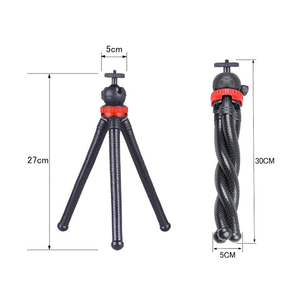 Acetaken 12'' Flexible Tripod Stand For Tascam Recorder Dr-40 Dr-05 Dr-22Wl Dr-44Wl Dr-100Mkiii - Acetaken