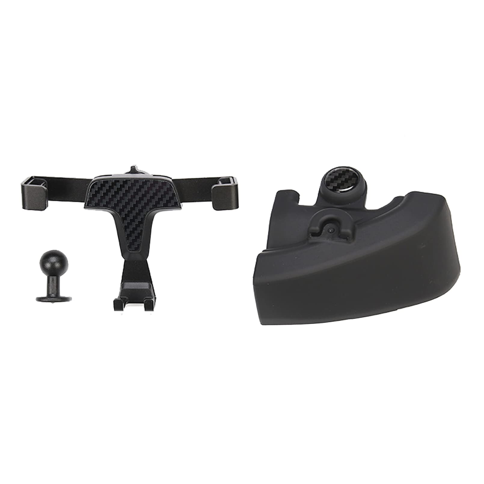 Itrims Car Phone Holder For Ford F-150 F150 Dashboard Mount Cell Phone Cradle Universal Compatible With Most Smartphones Carbon Fiber