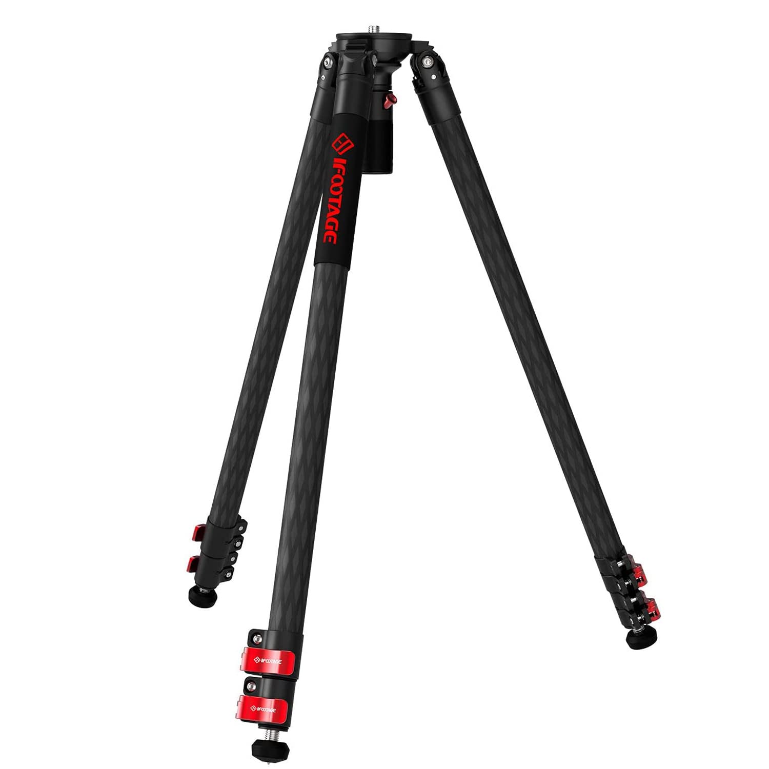 Ifootage 61''/155Cm Camera Tripod Heavy Duty,Travel Lightweight Carbon Fiber,Quick Adajustment Bowl Hand,Max Load 19.84 Lb/9Kg Tc7